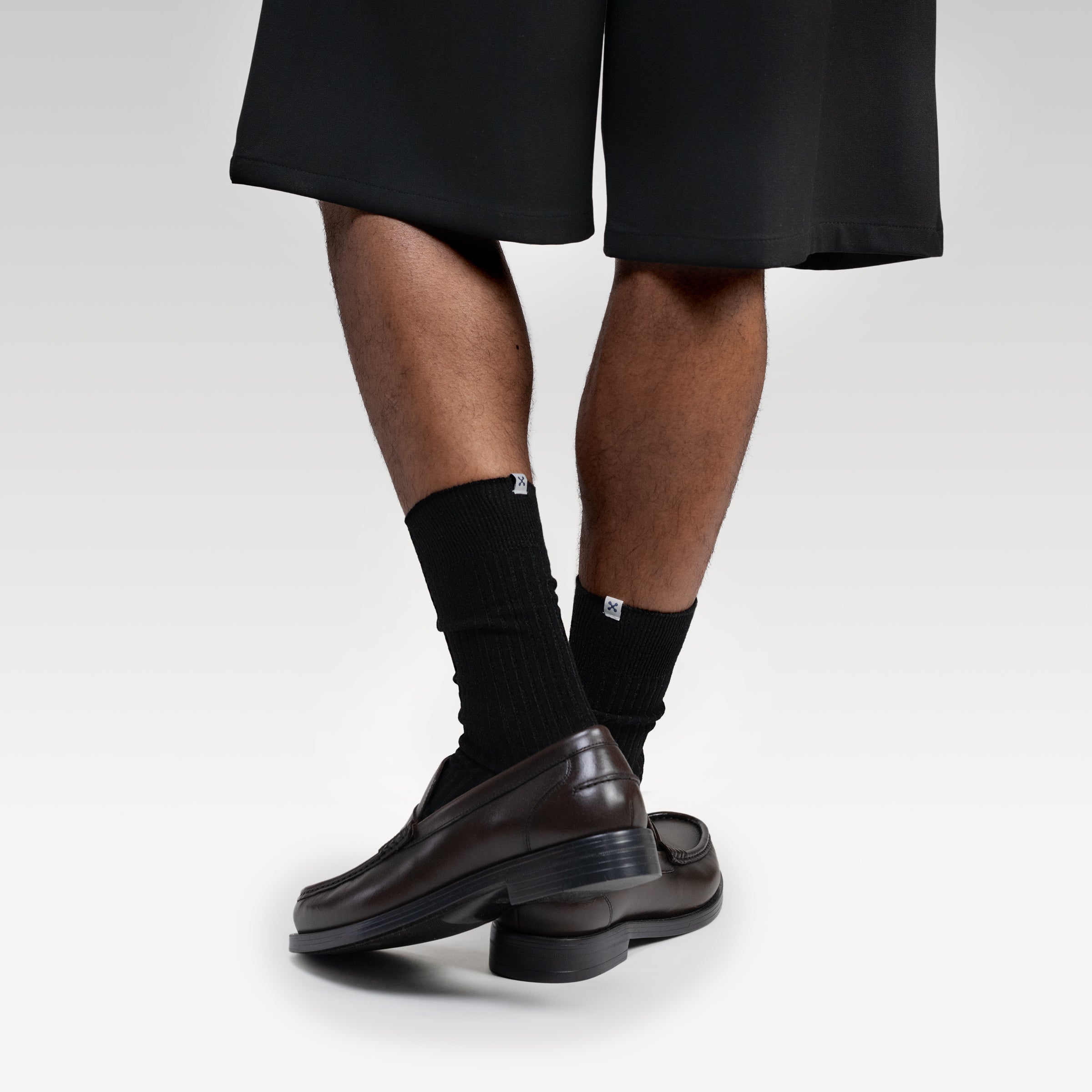 Everywear Refined Crew Socks | BLACK