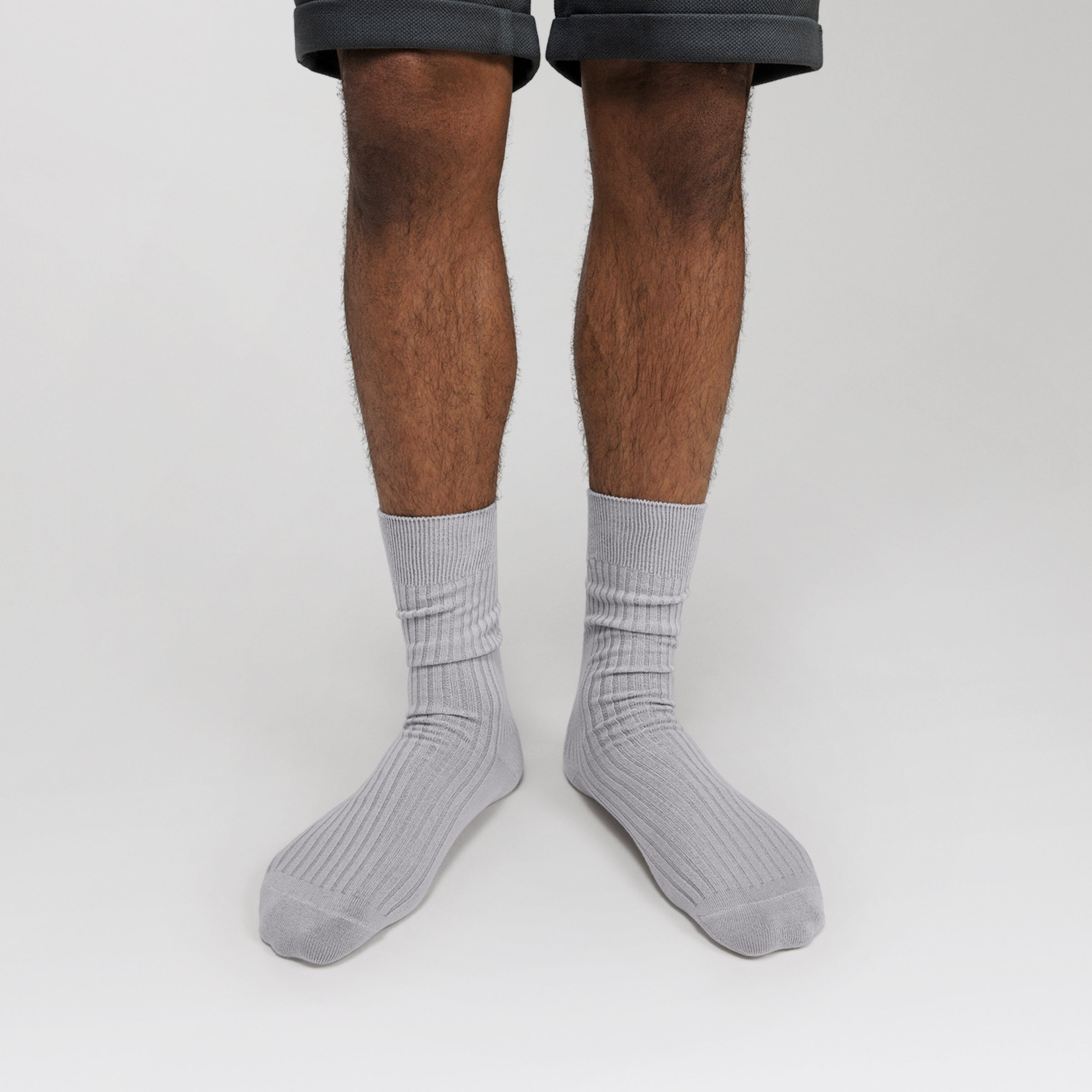 Everywear Refined Crew Socks | GRAY
