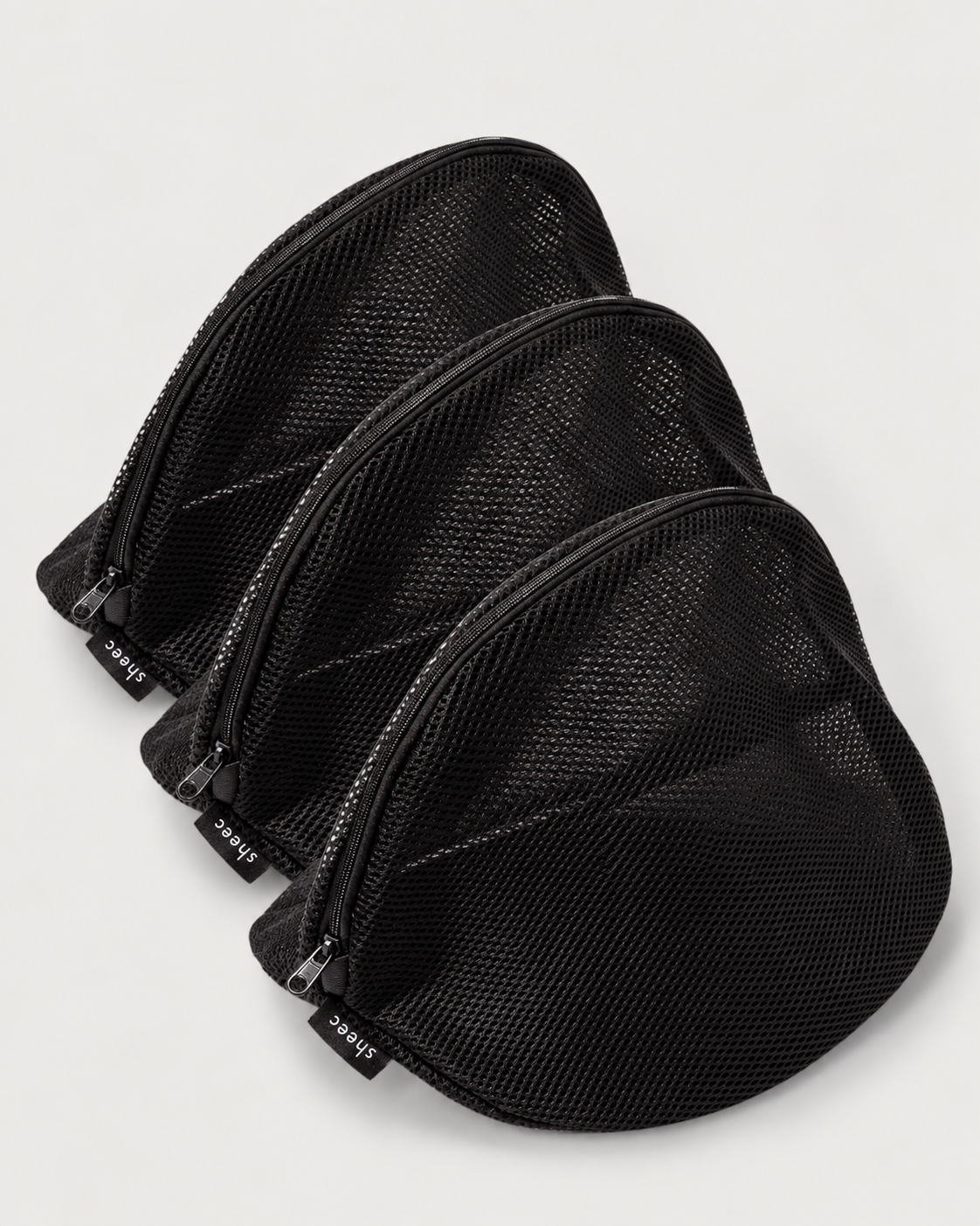 Triangle Care Bag — Mesh Travel Shoe Storage & Wash Bag 3-Pack