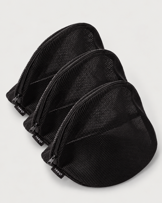Triangle Care Bag — Mesh Travel Shoe Storage & Wash Bag 3-Pack