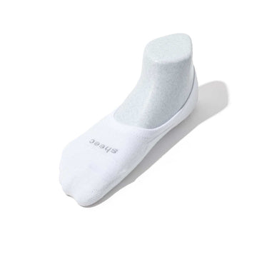 Active Mid-cut Super Soft Modal Casual No Show Socks | WHITE