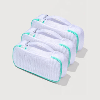 Travel Care Bag — Mesh Sock Organizer & Wash Pouch 3-Pack