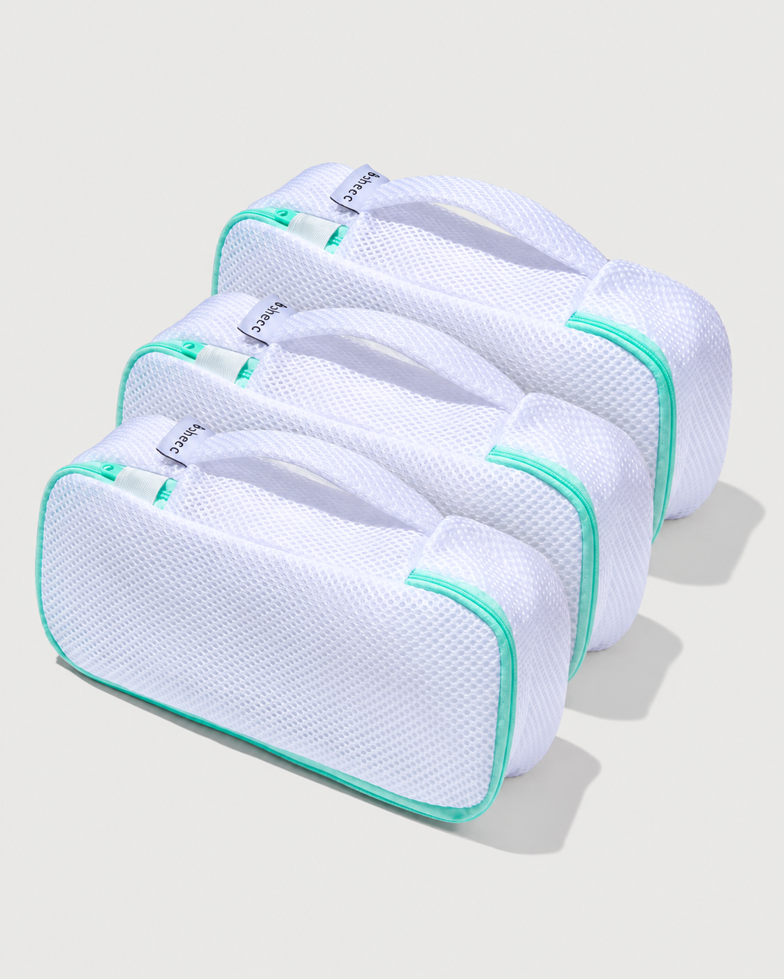 Travel Care Bag — Mesh Sock Organizer & Wash Pouch 3-Pack