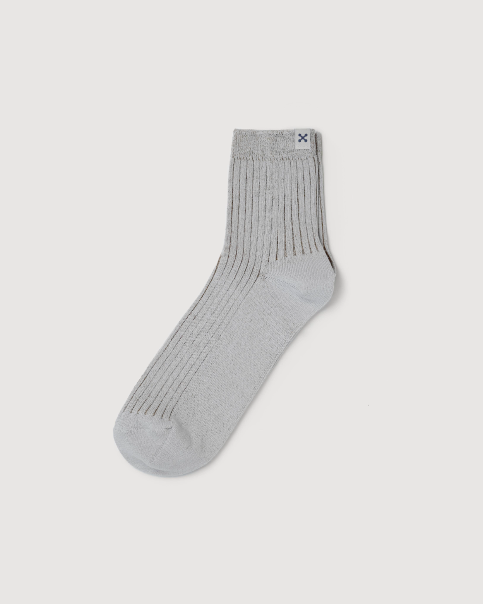 Everywear Refined Ankle Socks | GRAY x KHAKI