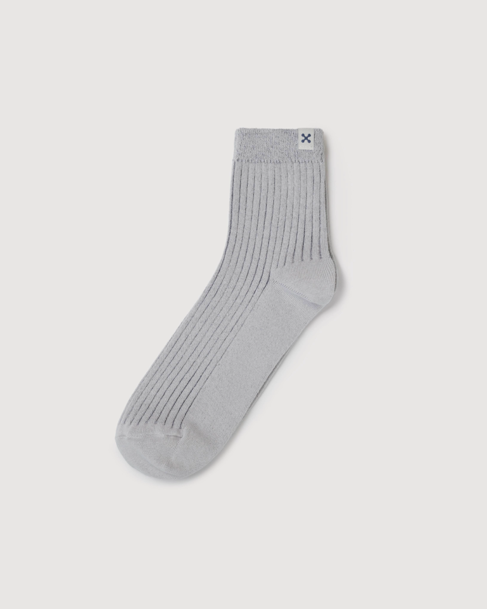 Everywear Refined Ankle Socks | GRAY x LIGHT GRAY