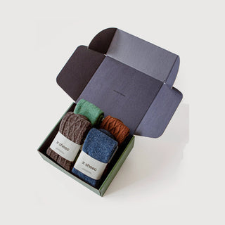Wool Socks Set | 4-Pair Bundle Gift Box