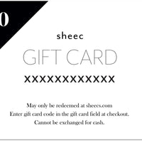 Sheec Physical Gift card