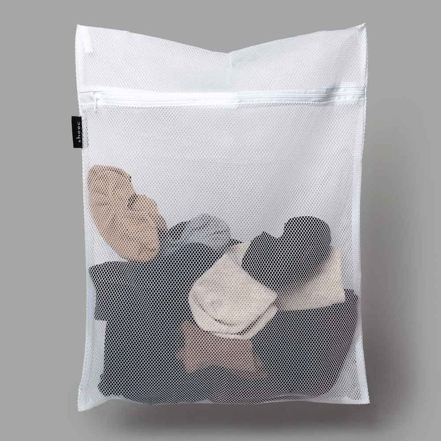 Large Mesh Sock Laundry Bag With Zipper | Sock Washing Bag | Sheec ...